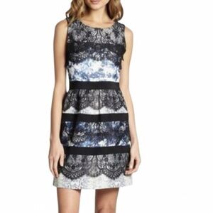 BCBGMaxAzria Black and Blue Dress. Size 2